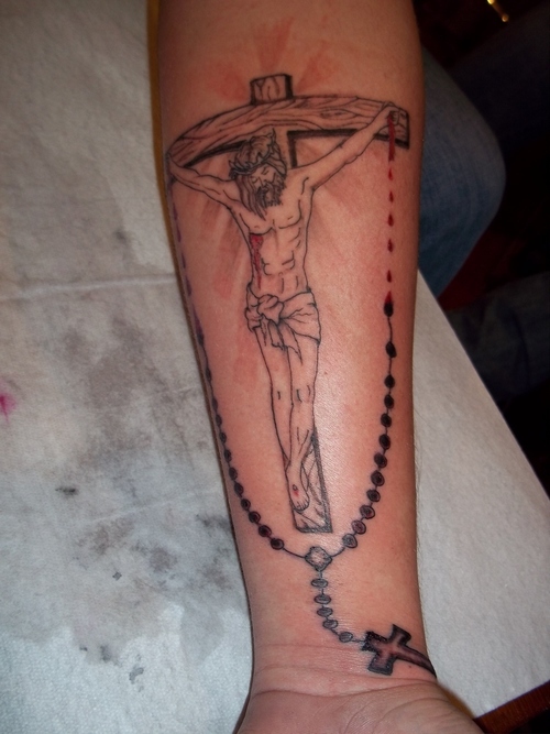 Cross Tattoo Arm