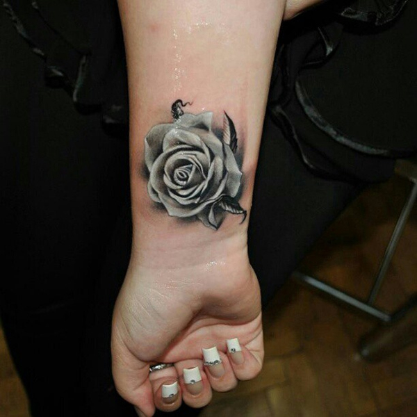 Flowers Wrist Tattoo Designs