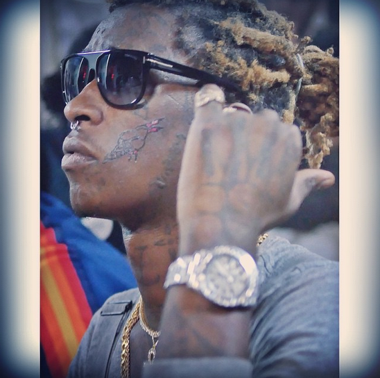 YOUNG THUG GETS ICE CREAM CONE TATTOO ON FACE TO HONOR ...